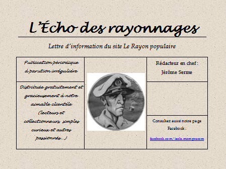 Couverture de l'Echo des rayonnages